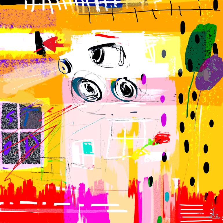 CUT UP ROUGH high resolution prints Drawing by Slađana Škrivanj