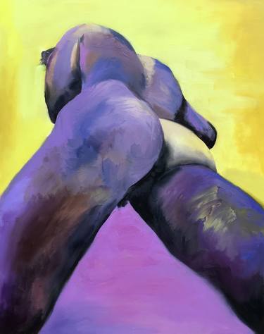 Original Figurative Nude Paintings by rachie campbell