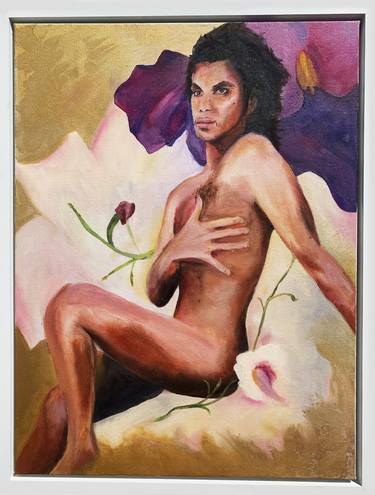 Original Figurative Erotic Paintings by rachie campbell