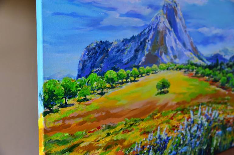 Original Fine Art Landscape Painting by Vlada Kadymova