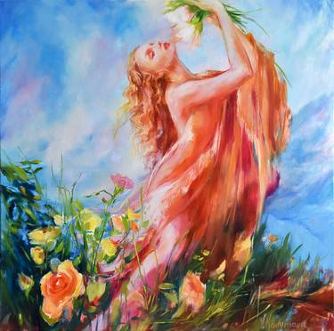 Saatchi Art Artist Vlada Kadymova; Paintings, “In The Sunshine” #art