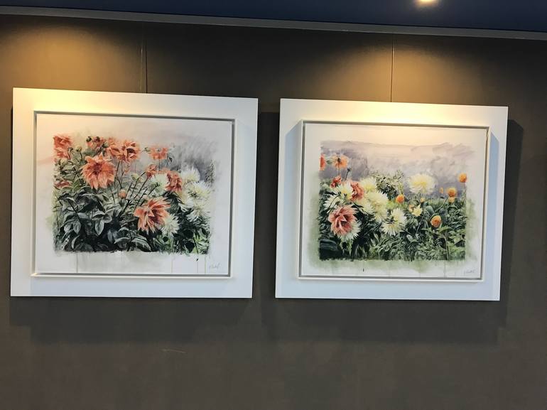 Original Figurative Floral Painting by Conchita Bardají