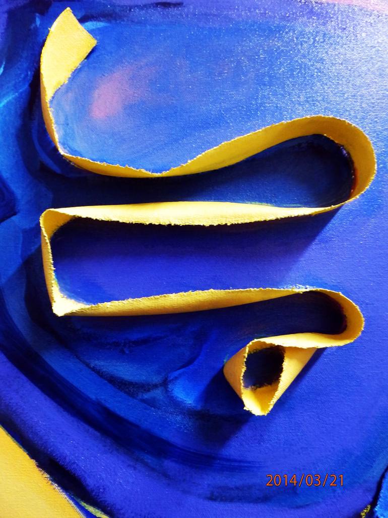 Original Abstract Expressionism Abstract Painting by Caridad Kennedy