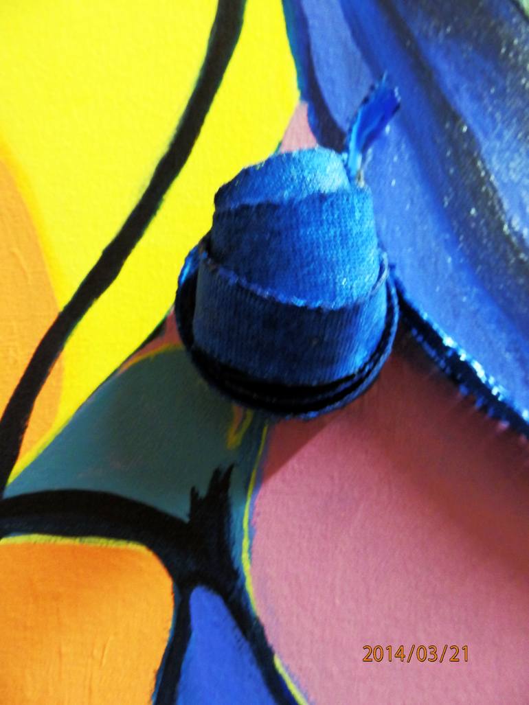 Original Abstract Expressionism Abstract Painting by Caridad Kennedy