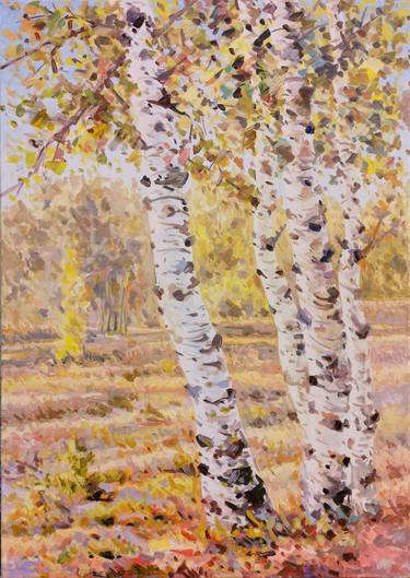 Landscape with birch trees 1 thumb