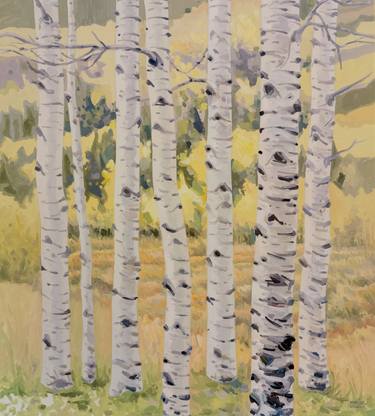 LANDSCAPE WITH BIRCH TREES 3 thumb