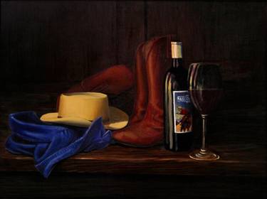 Original Art Deco Still Life Paintings by David Bender