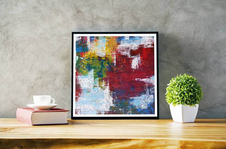 Original Abstract Expressionism Abstract Painting by Tamkeen S Ahmed