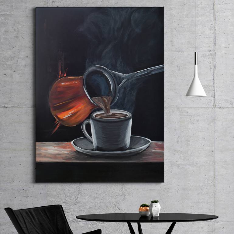 Original Expressionism Still Life Painting by Tamkeen S Ahmed