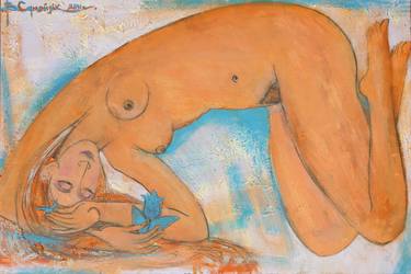 Print of Nude Paintings by Valentina Samoilik-Artyuschenko