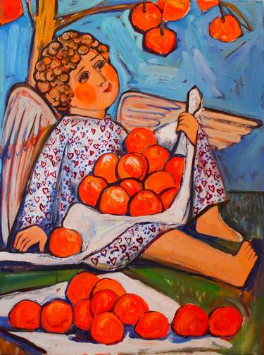 Print of Art Deco People Paintings by Valentina Samoilik-Artyuschenko