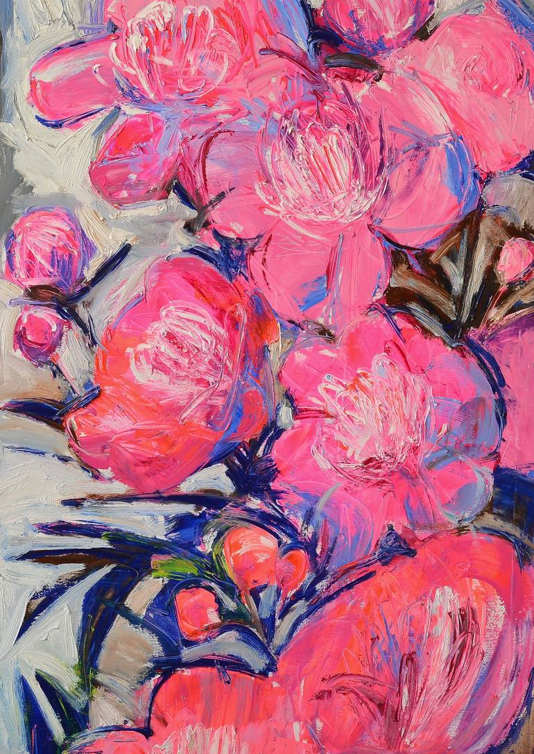 PINK PEONIES. - Print