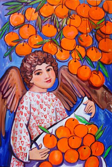 Tangerine angel, sweet harvest. thumb