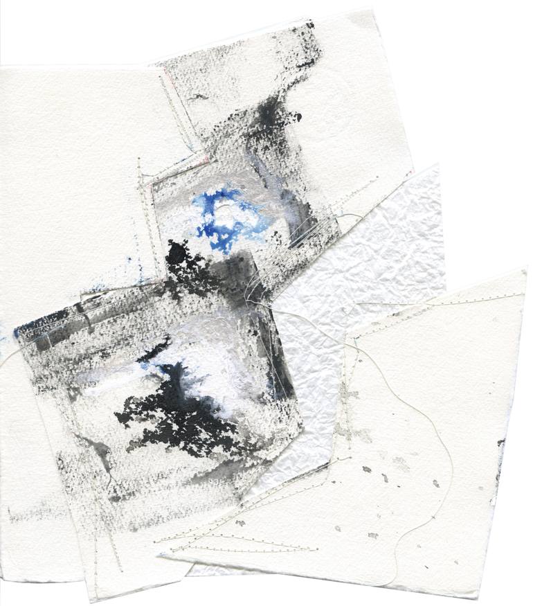 Original Expressionism Abstract Collage by Dworkin Leishman Project