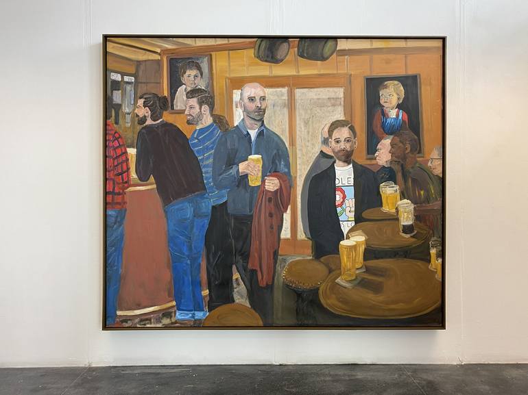 Original Contemporary People Painting by Jacqueline Taylor