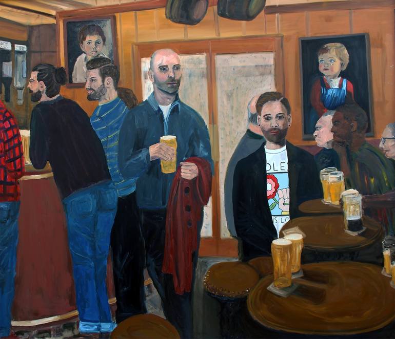 Original Contemporary People Painting by Jacqueline Taylor