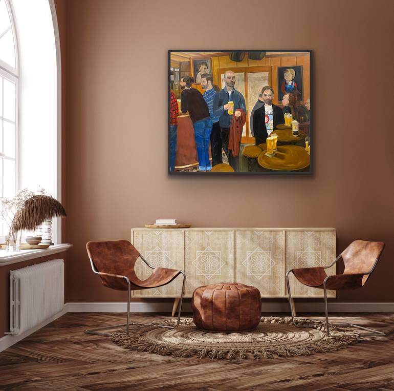 Original Contemporary People Painting by Jacqueline Taylor