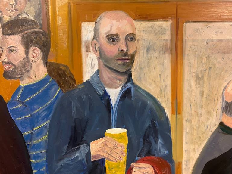 Original Contemporary People Painting by Jacqueline Taylor