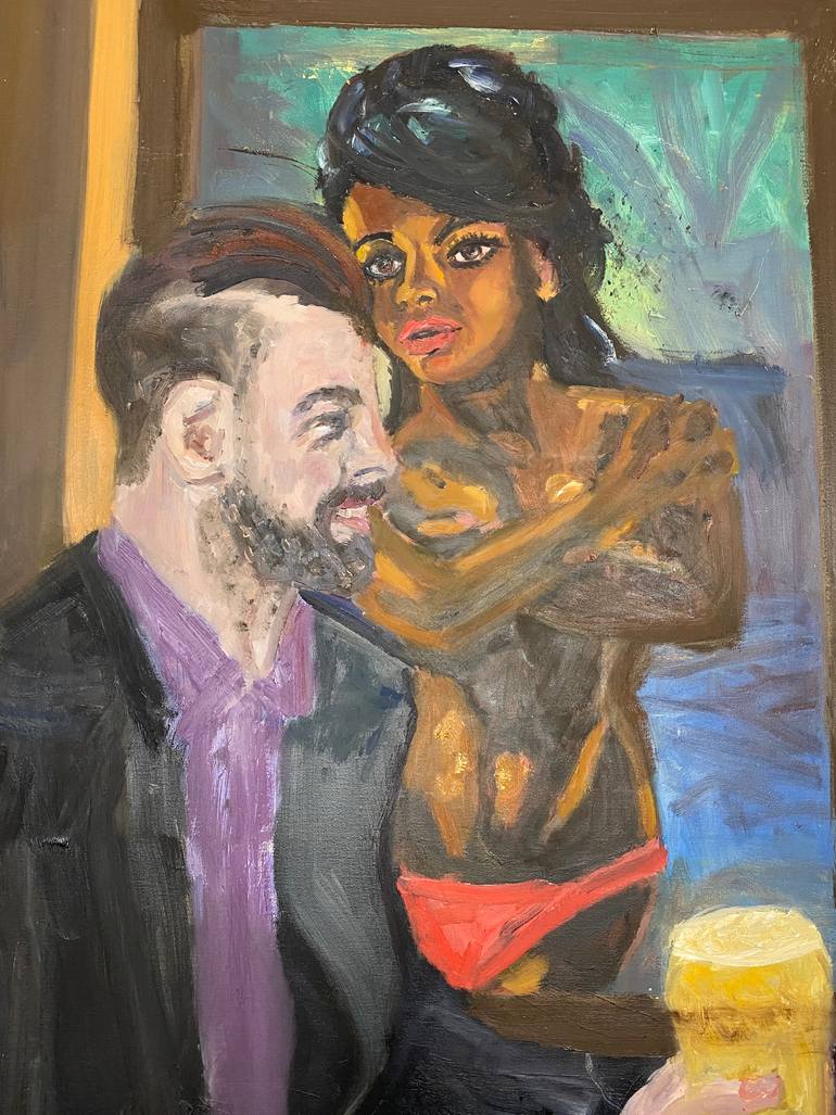 Original Contemporary People Painting by Jacqueline Taylor