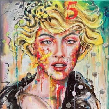 Original Abstract Portrait Paintings by Anna Davis