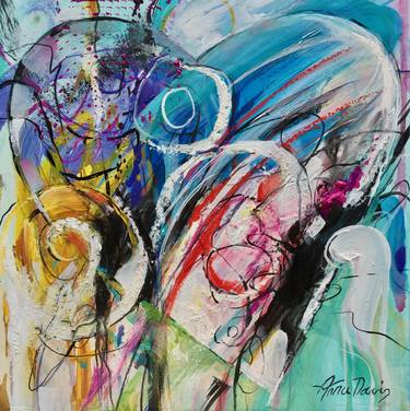 Original Fine Art Abstract Paintings by Anna Davis