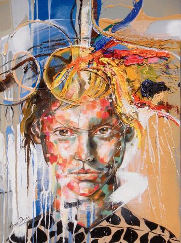 Original Figurative Abstract Paintings by Anna Davis