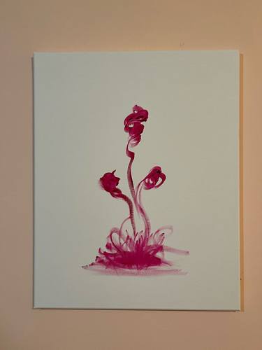 Original Expressionism Floral Painting by Mojtaba Seyedmahmoud