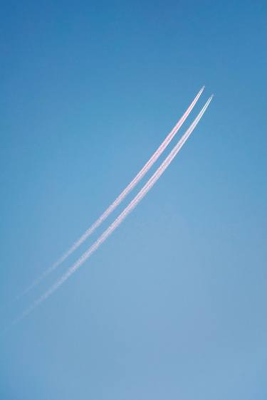 Original Abstract Airplane Photography by Journey Gong