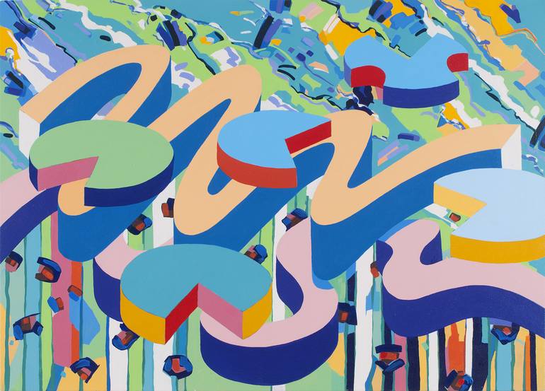 Print of Modern Abstract Paintings by Paul Tracey