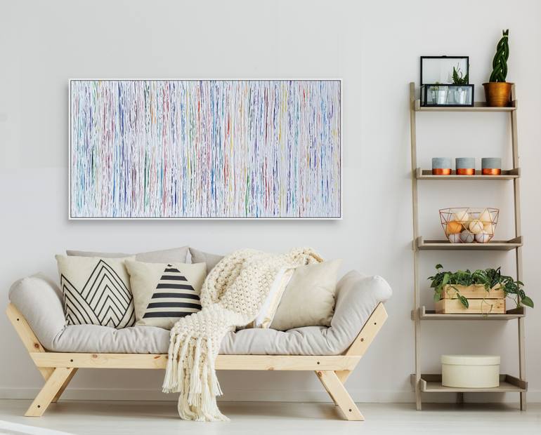 Original Abstract Expressionism Abstract Painting by Paulo Flatau