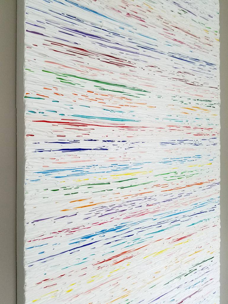 Original Abstract Expressionism Abstract Painting by Paulo Flatau