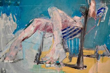 Print of Expressionism Nude Paintings by christos tsimaris