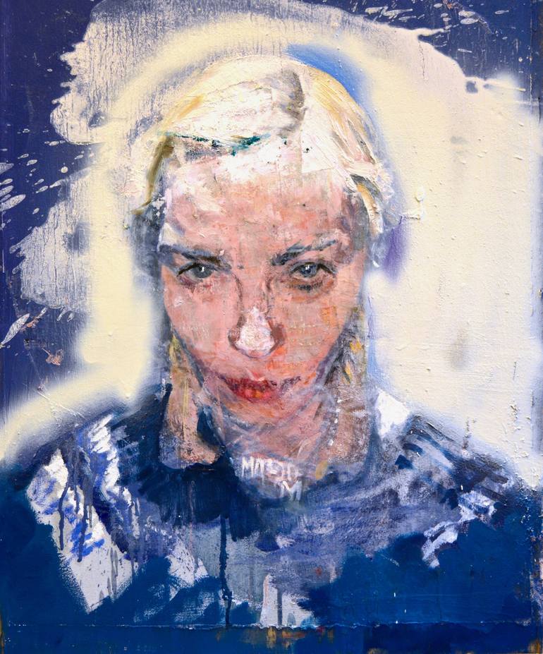 madonna Painting by christos tsimaris | Saatchi Art