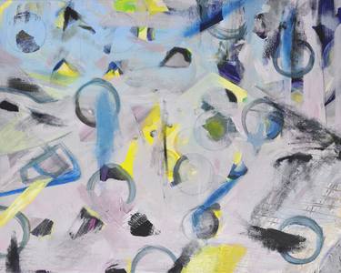 Original Abstract Expressionism Abstract Paintings by Irene Abraham