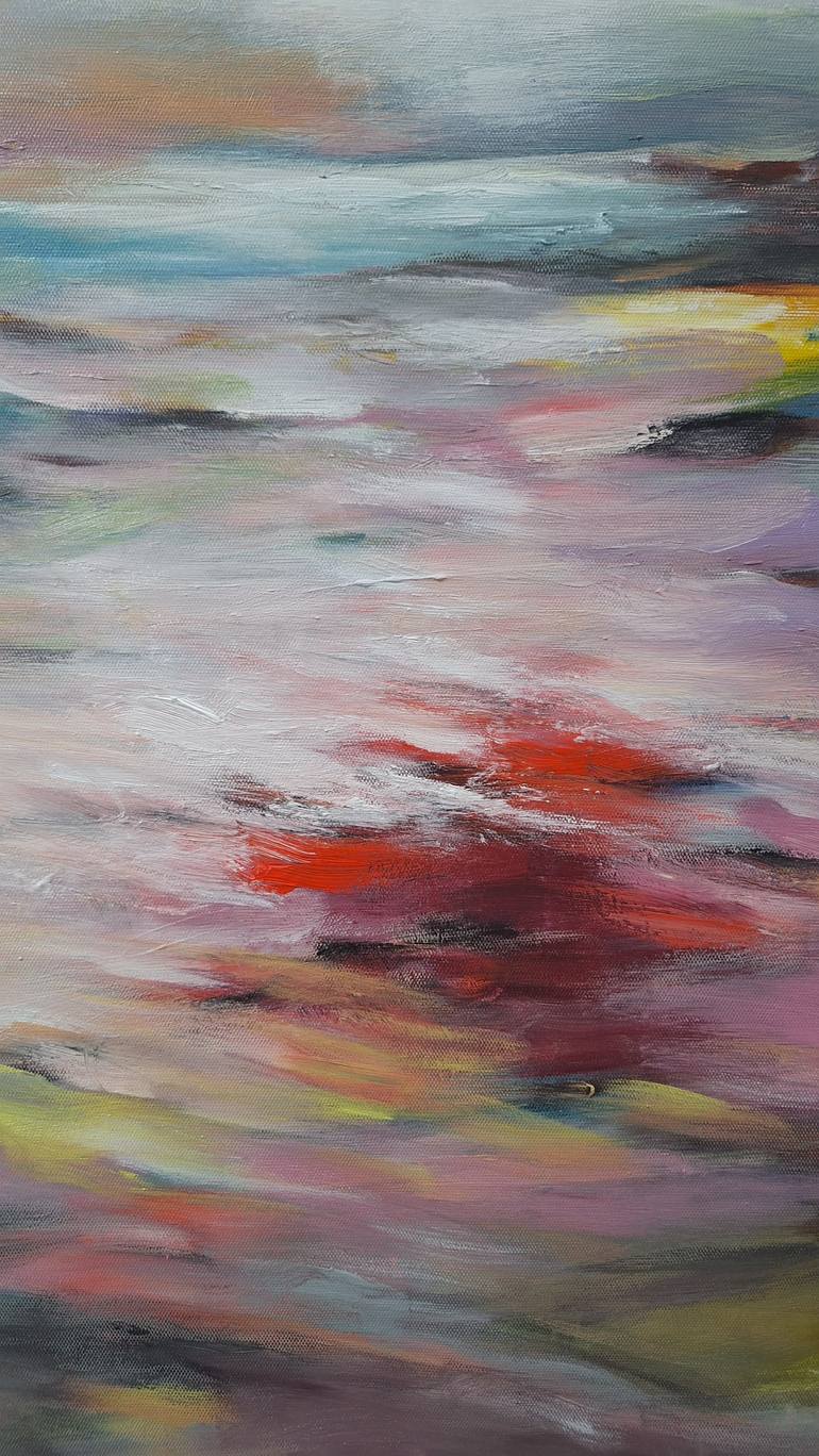 Original Abstract Landscape Painting by Hai Linh Le