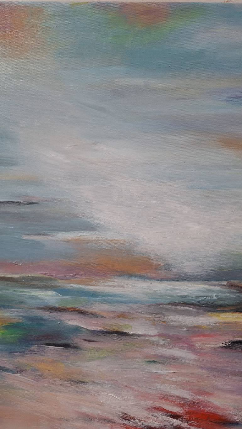 Original Abstract Landscape Painting by Hai Linh Le