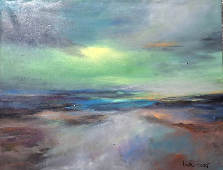 Print of Abstract Expressionism Abstract Paintings by Hai Linh Le