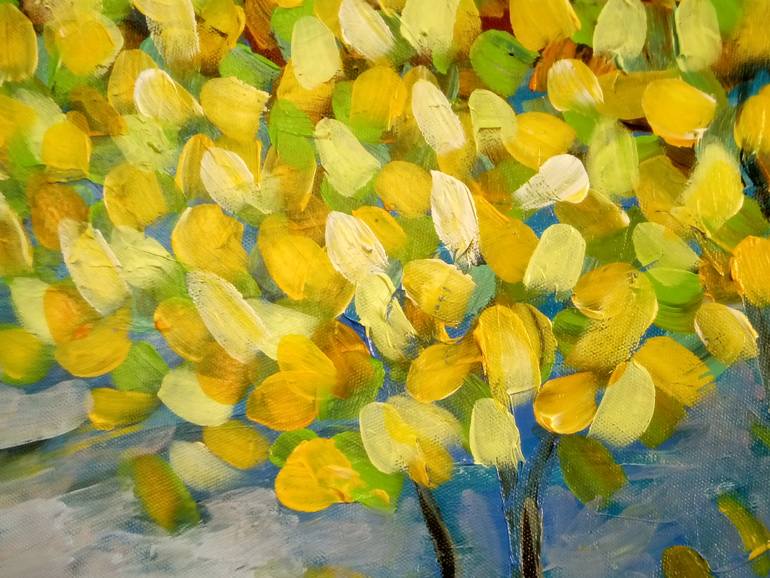 Original Abstract Expressionism Science/Technology Painting by Hai Linh Le