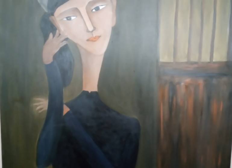 Original Conceptual Women Painting by Hai Linh Le