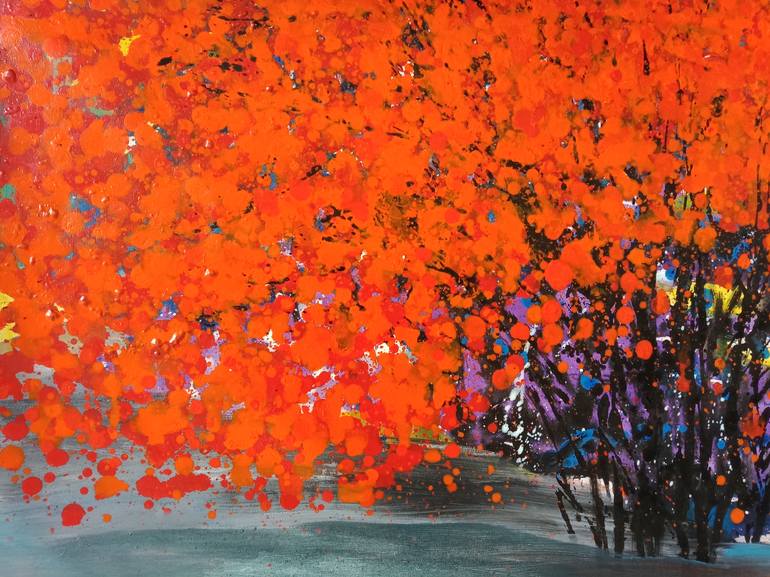 Original Tree Painting by Hai Linh Le