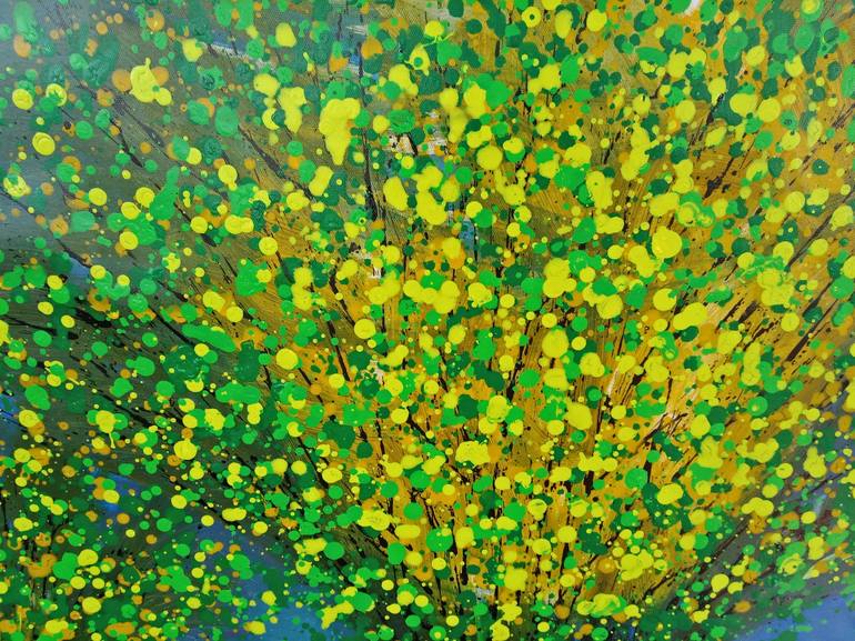 Original Minimalism Tree Painting by Hai Linh Le