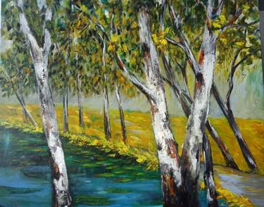 Print of Impressionism Landscape Paintings by Hai Linh Le