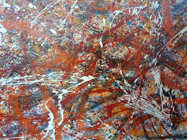 Original Abstract Painting by Hai Linh Le