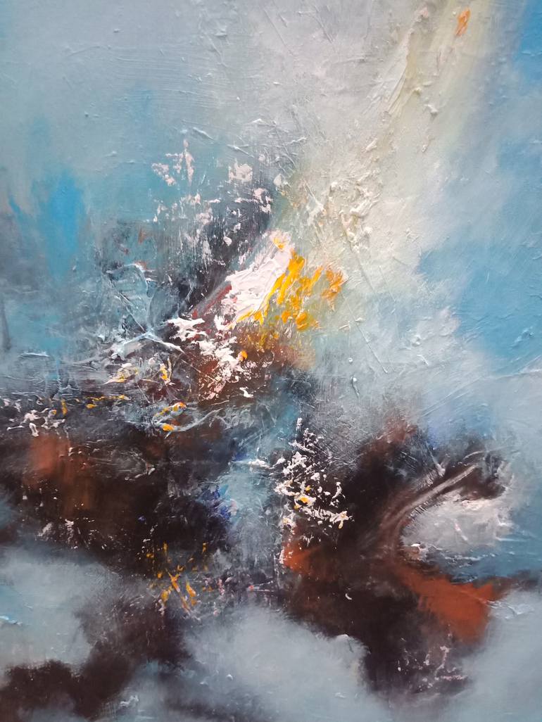 Original Abstract Painting by Hai Linh Le