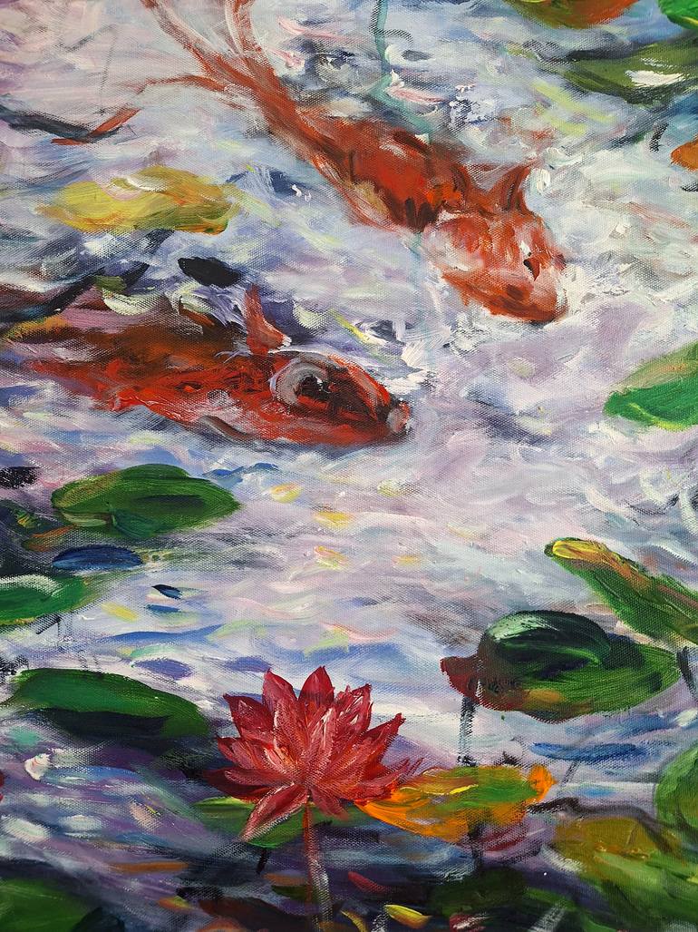 Original Expressionism Animal Painting by Hai Linh Le