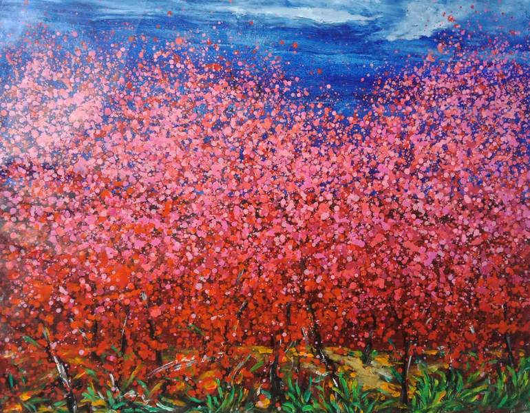 Original Impressionism Landscape Paintings by Hai Linh Le
