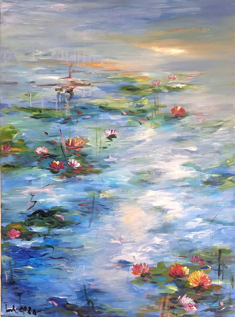 Print of Abstract Expressionism Landscape Paintings by Hai Linh Le
