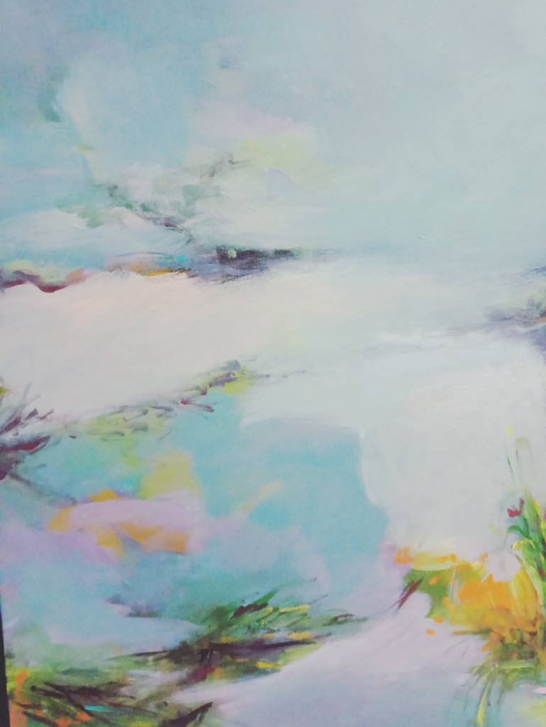 Original Abstract Painting by Hai Linh Le