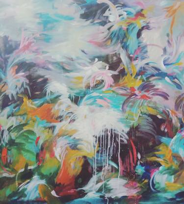 Print of Abstract Paintings by Hai Linh Le