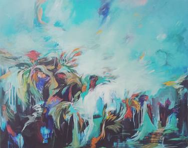 Print of Abstract Expressionism Abstract Paintings by Hai Linh Le